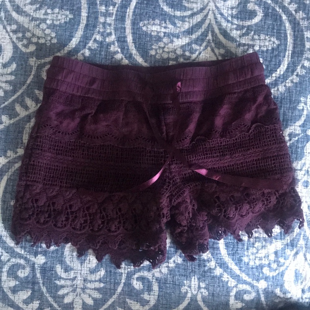 Cute purple shorts